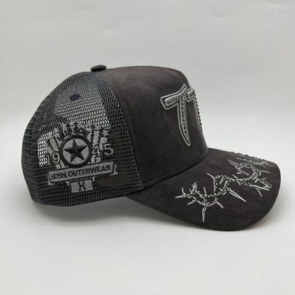 Hudson - “Chains”  777 Trucker hat - Grey V2
