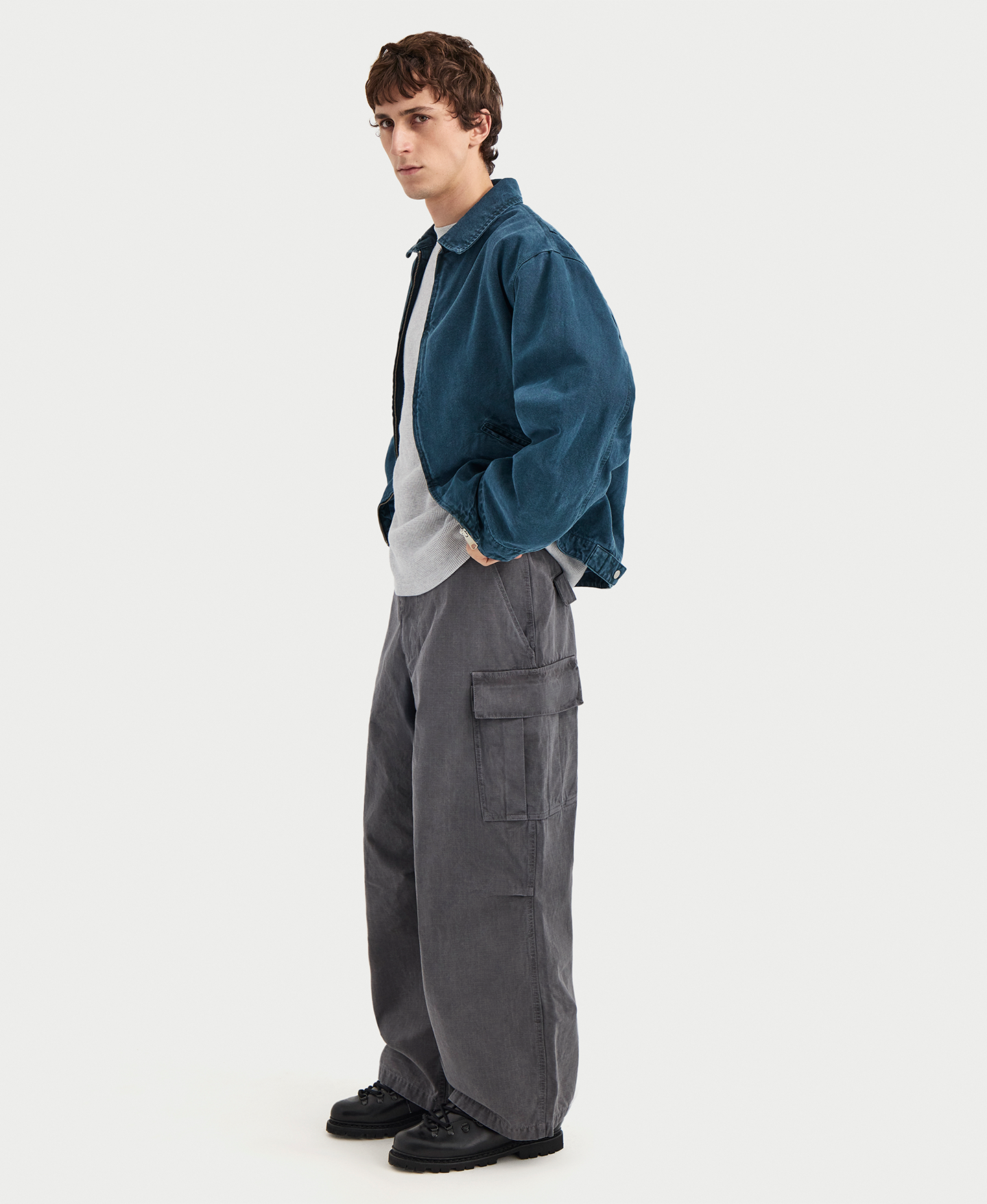 'Anthracite' Ripstop Cargo Pants
