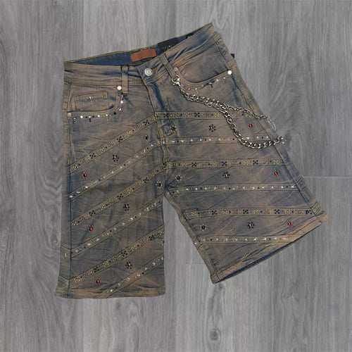 Elite - Pyramids Denim Shorts - Vintage wash 19487