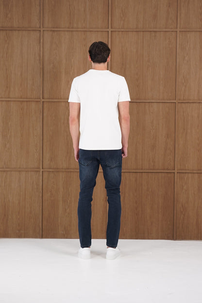 Capo Slim Fit Denim Jeans - Dark Blue