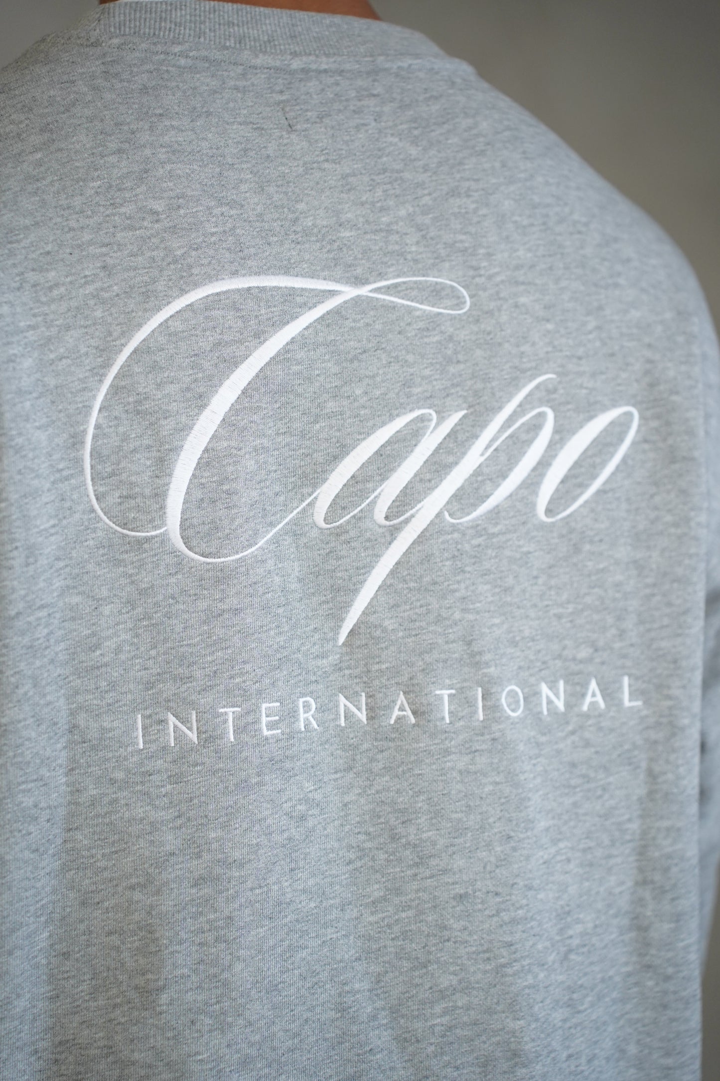 Capo International Sweater - Grey Marl