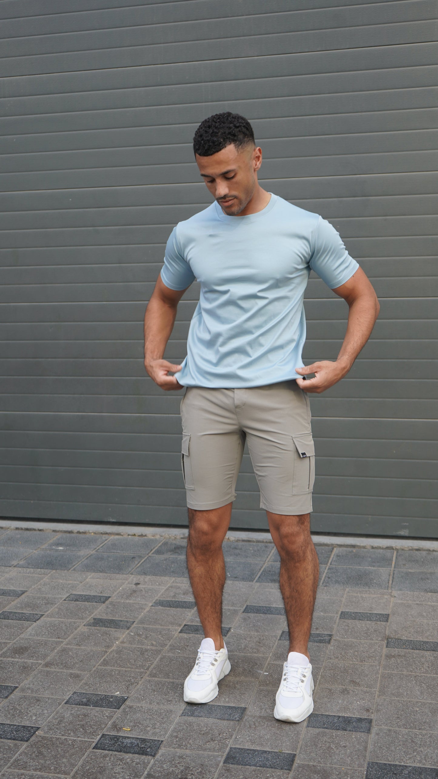 Capo MERCERISED T-Shirt - Pale Blue
