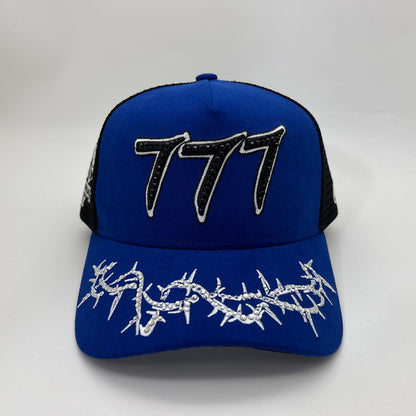 HDSN - “Chains”  777 Trucker hat - Royal/Black V2