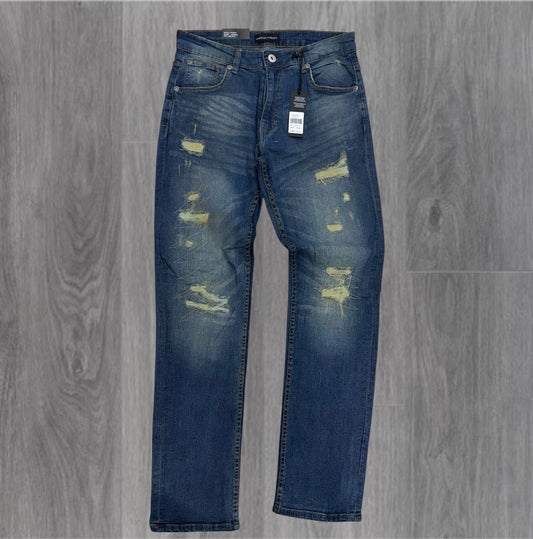 Threads - Slim Fit Distress Denim - 50121 Vintage zi