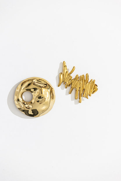 Gold Brooch Set 2 Pack