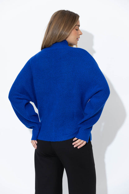 Cobalt Dolman Knit