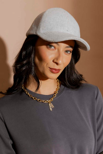 Gold Amore/Kiss Necklace