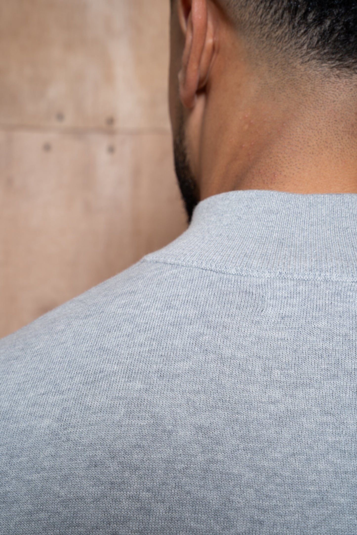 Capo Egyptian Cotton 1/4 Zip Top - Grey