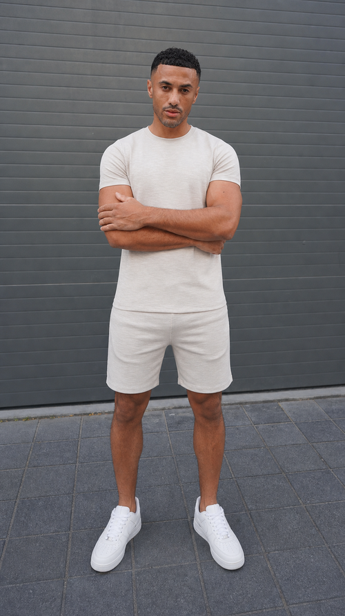 Capo Jersey Slub T-Shirt - Stone Grey