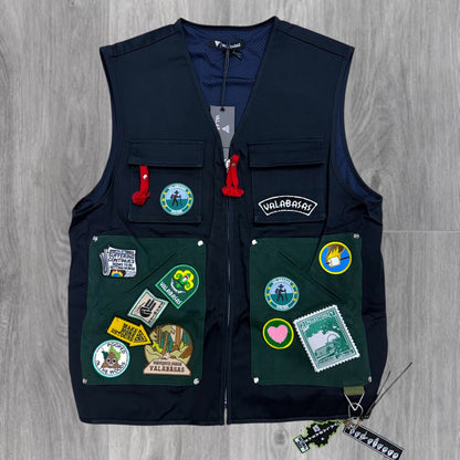 Valabasas -  sum Patch Vest -  Tan - 1002