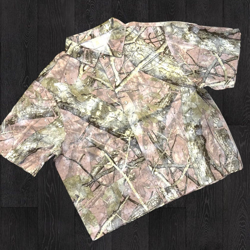 R - Rhinestone Button Down  - Pink - 32763