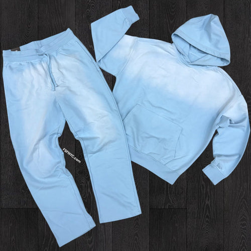 R - Fade Wash Sweat suit -  Sky Blue - 885