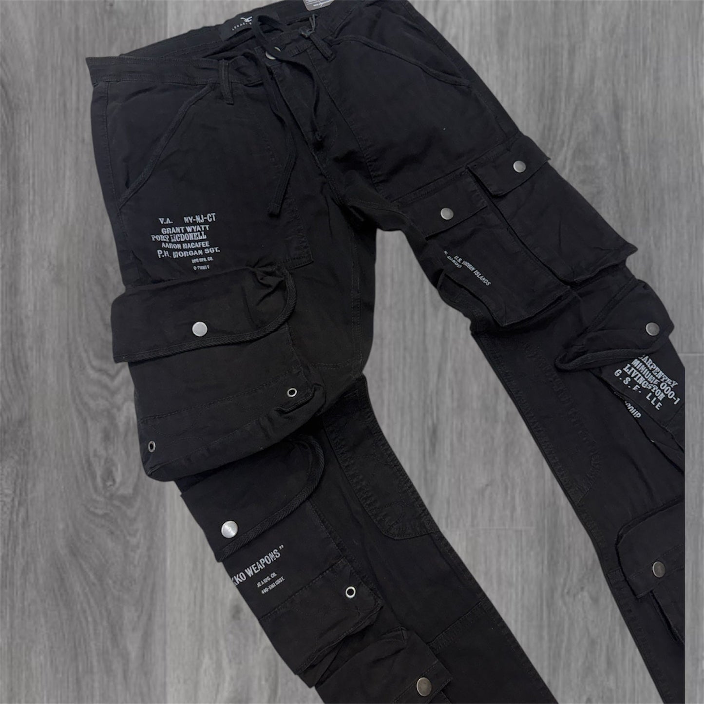 JC - Utility Slim Fit Cargo - Black - 5683M