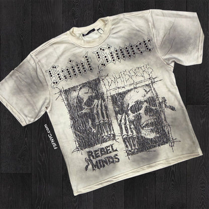 Whispers Crystal T-shirt  - Cream - 11129