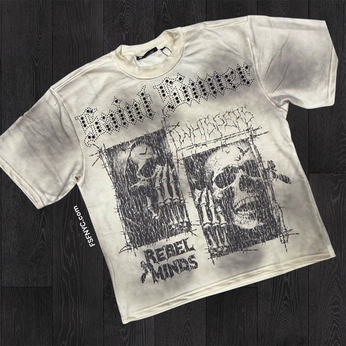 Whispers Crystal T-shirt  - Cream - 11129
