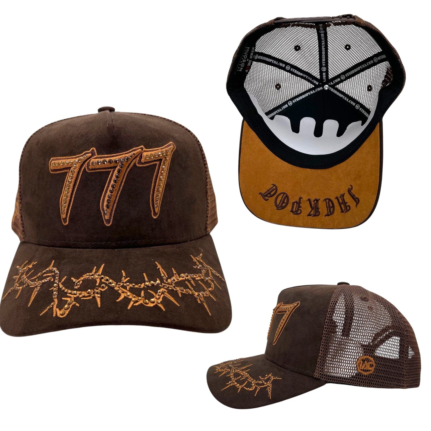 Hudson - “Chains”  777 Trucker hat - Brown V2