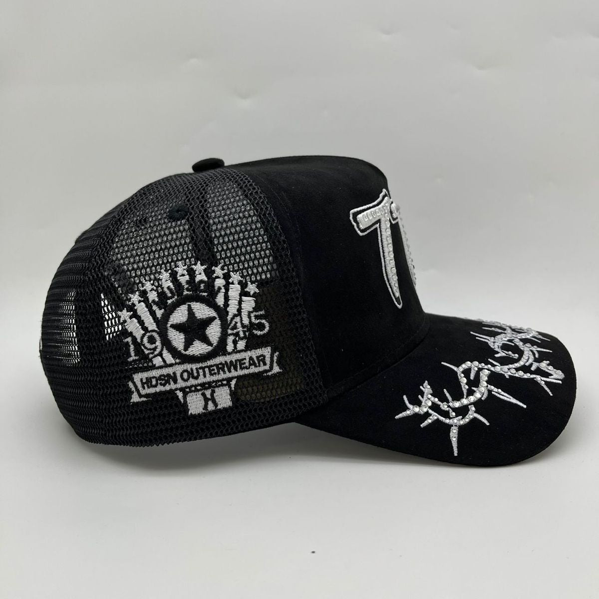 Hudson - “Chains”  777 Trucker hat - Black/White V2