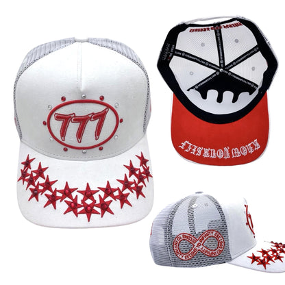 Hudson - “Stars”  777Trucker hat - White V1