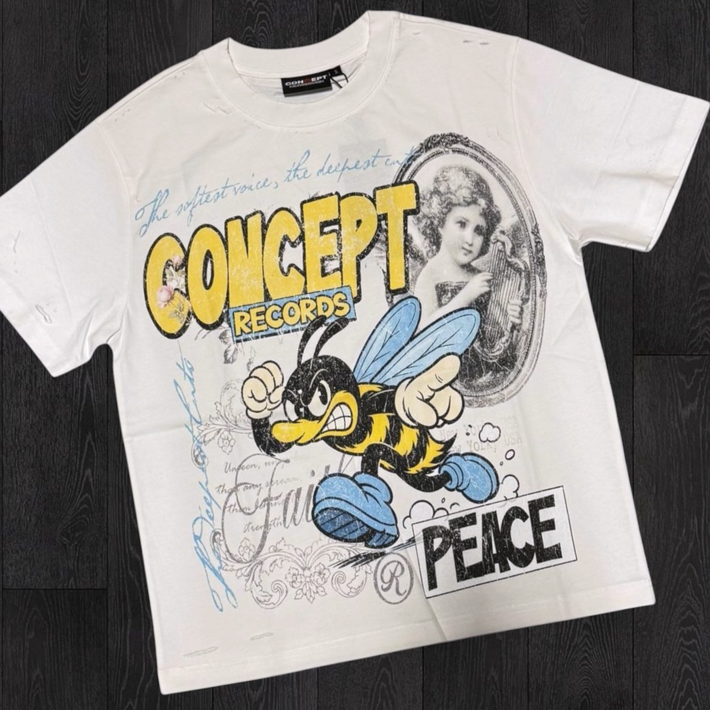 Con -  Records T-shirt - white - 6