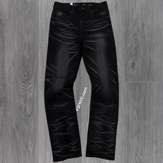 Rise - Faded Denim - Obsidian Black F233