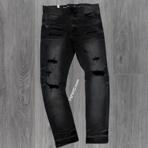 Rise - Vintage Wash Denim - Kuma Black - 23733