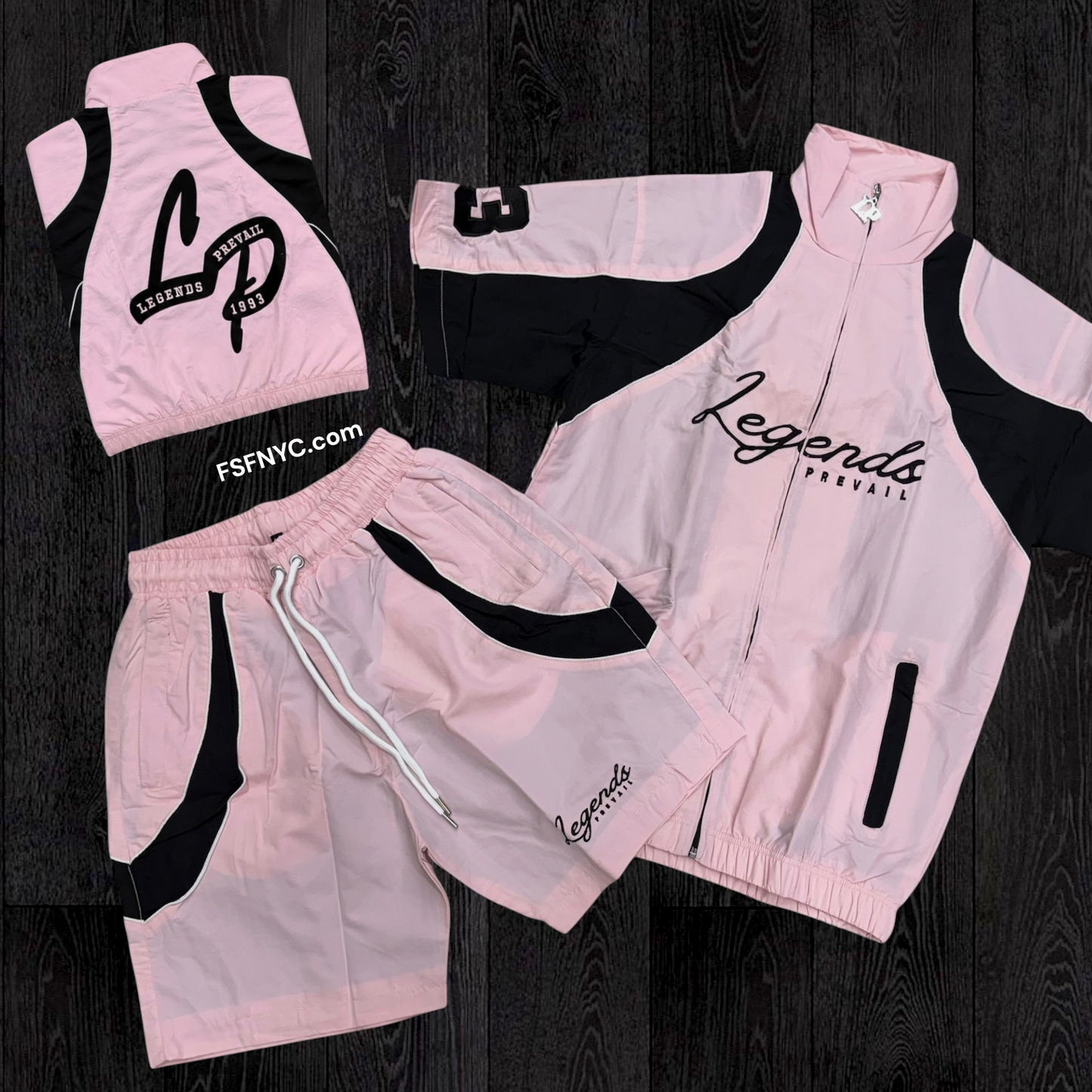 Prevail - LP Windbreaker Set - Pink/Black