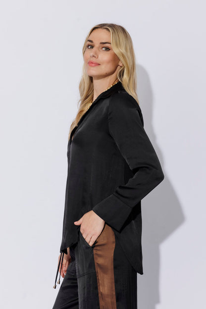 Black Glow Brit Blogger Shirt