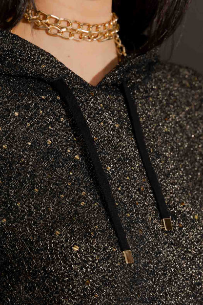 Gold Lurex Hoodie