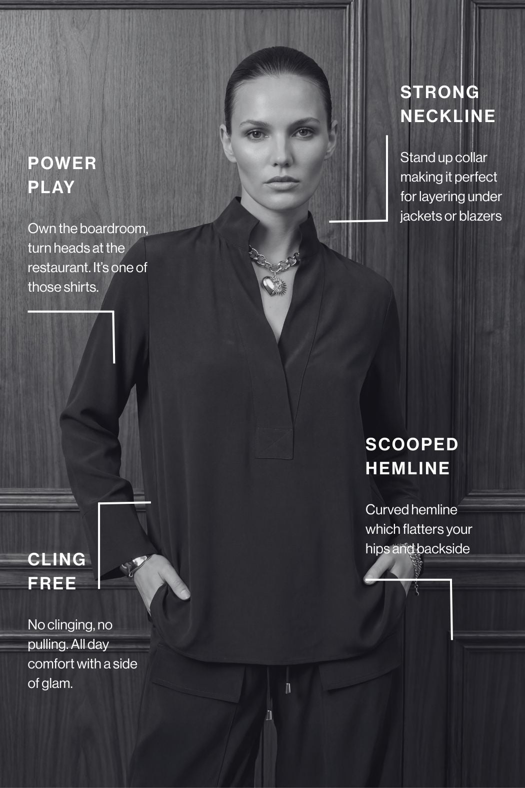 Deep Rose Glow Milan Blogger Shirt