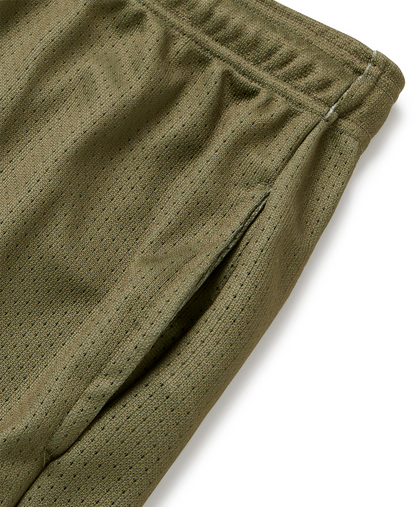 250 GSM 'Olive' Mesh Shorts