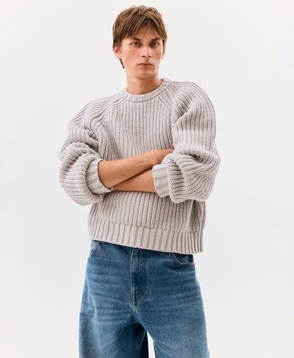 3 Gauge 'Jet Black' Knit