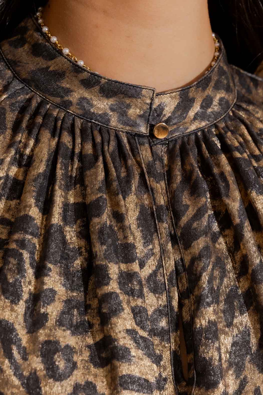 Gold Animal Athena Blouse