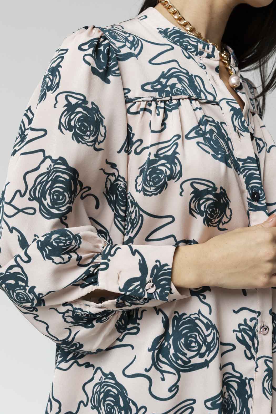 Gathered Shirt 60215 H