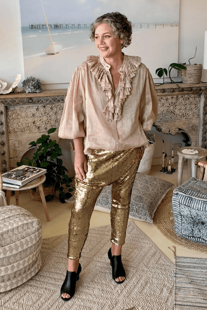 Gold Sequin Droppie - NT