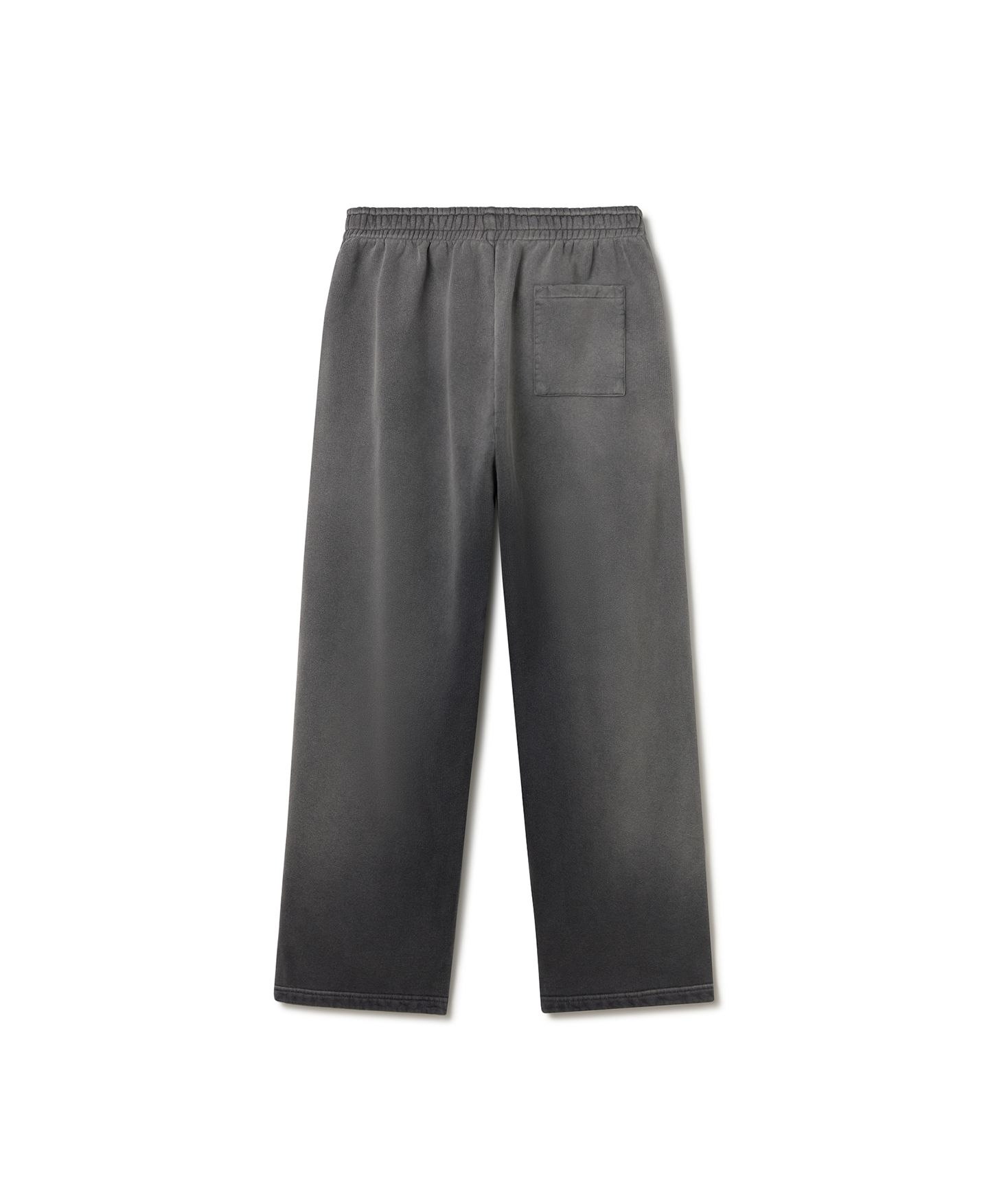 600 GSM 'Faded Black' Straight-leg Pants