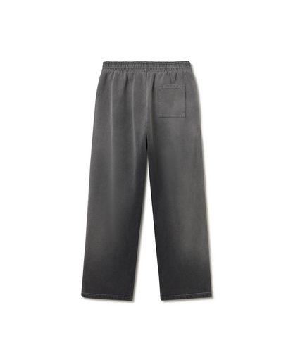 600 GSM 'Faded Black' Straight-leg Pants
