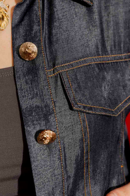 Dark Denim Dallas Jacket Black