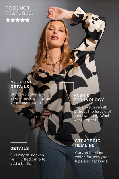 Femme Blogger Shirt 60212 H