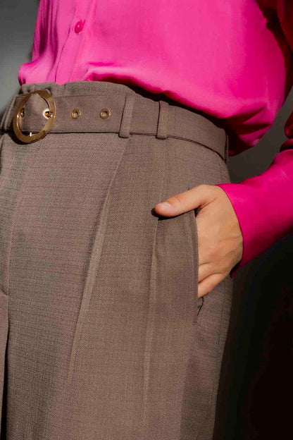 Cocoa Textured Cleo Pant