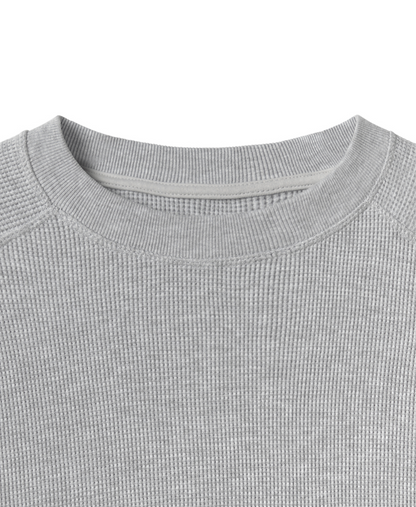 350 GSM 'Light Heather Gray' Thermal Longsleeve