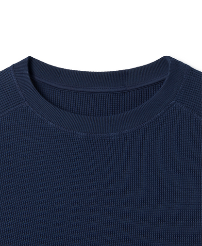 350 GSM 'Navy Blue' Thermal Longsleeve
