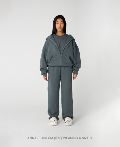 450 GSM 'Anthracite' Zipper