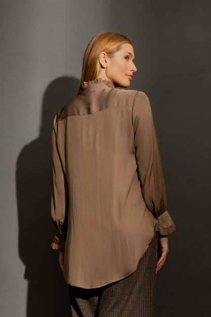 Cocoa Silky Roma Shirt