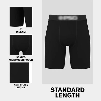 🩳Men's Novelty Graphic Long Leg Boxer Briefs