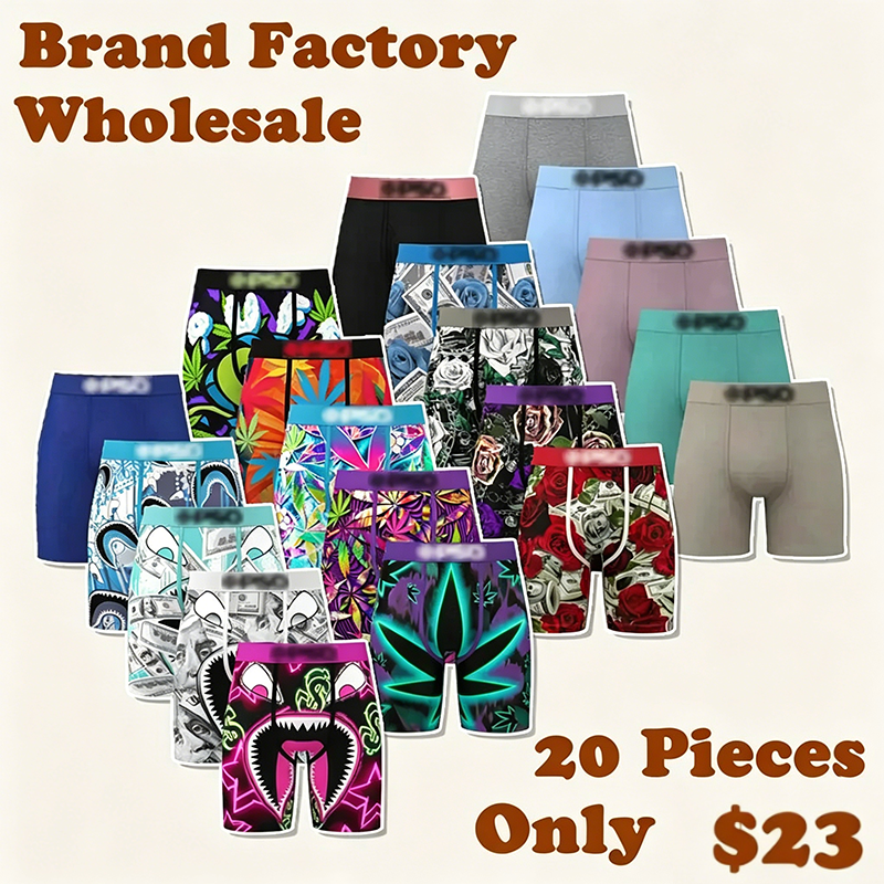 🩳Men's Novelty Graphic Long Leg Boxer Briefs
