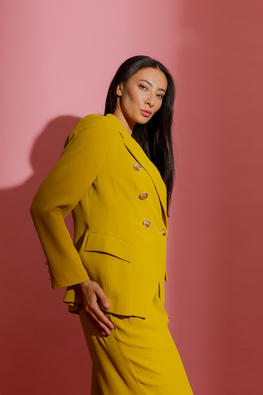 Chartreuse Euro Sisca Blazer