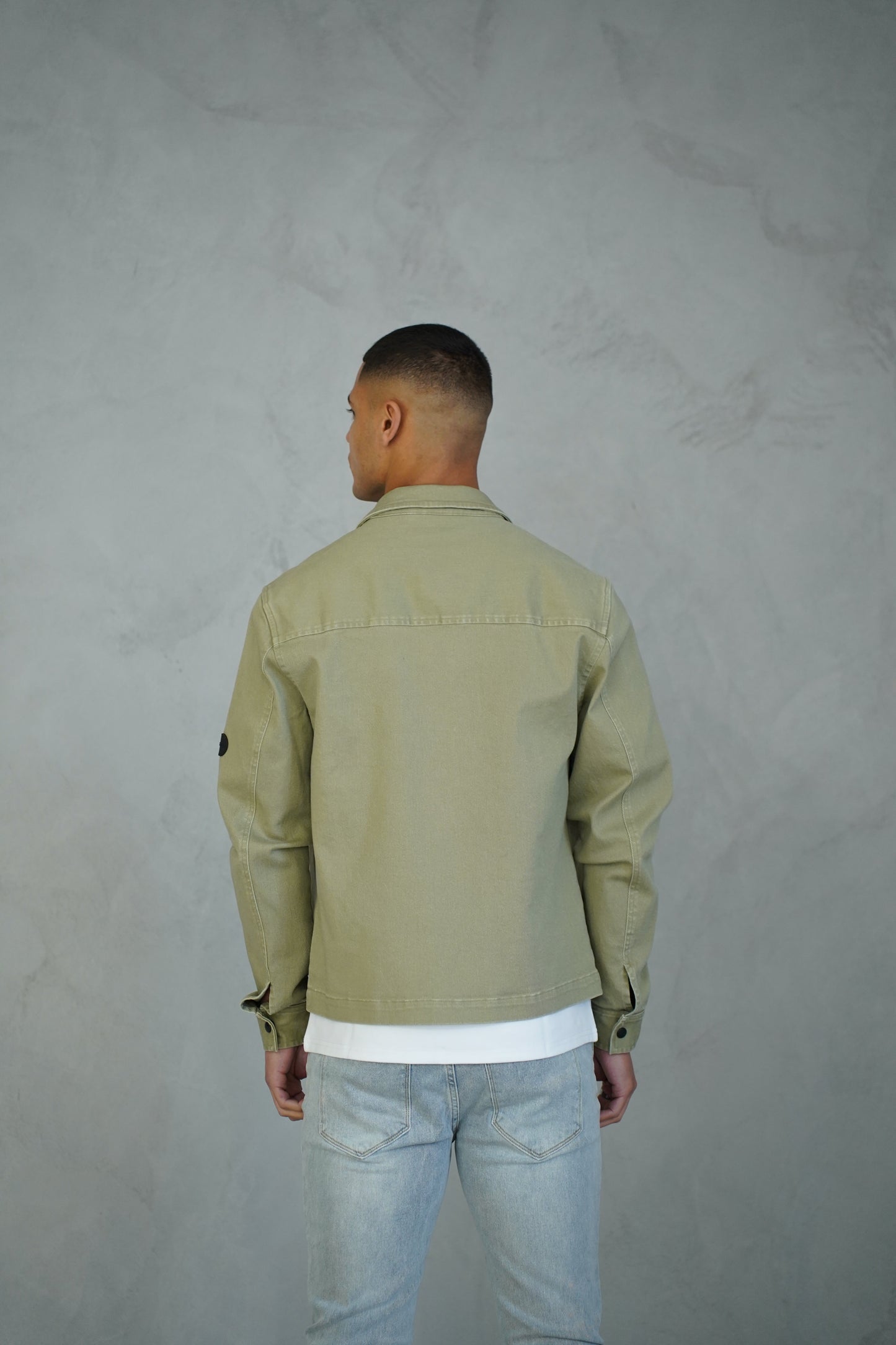 Capo Washed Overshirt - Khaki
