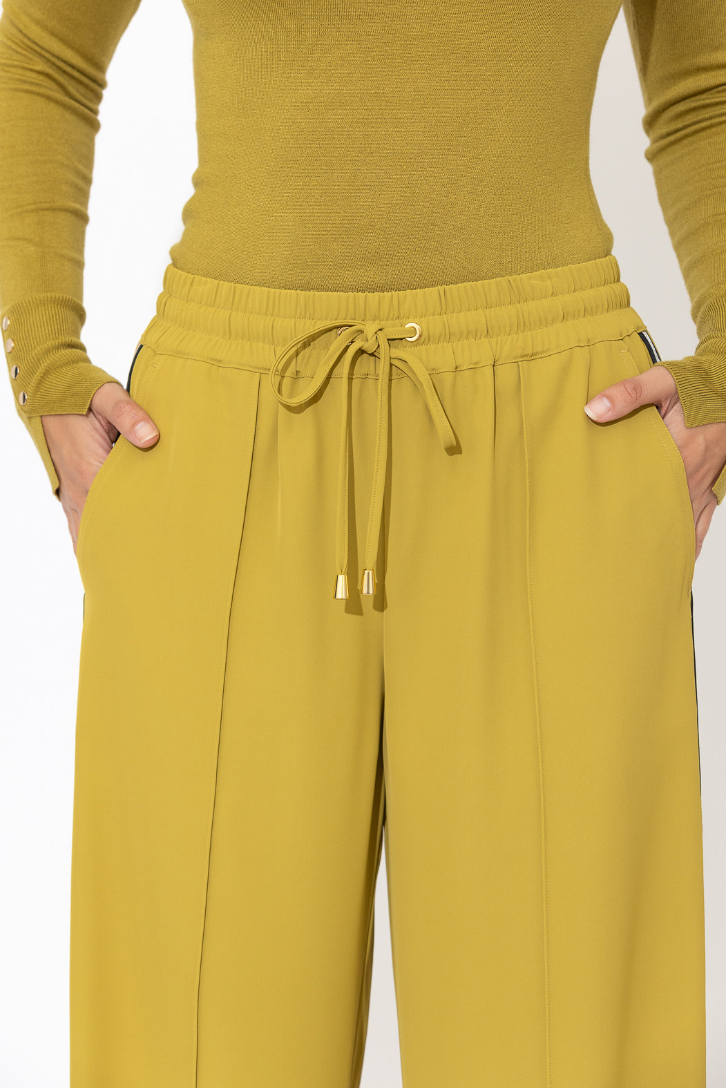 Chartreuse Euro Pintuck Sport Pant