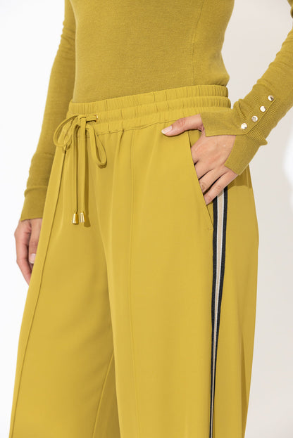 Chartreuse Euro Pintuck Sport Pant