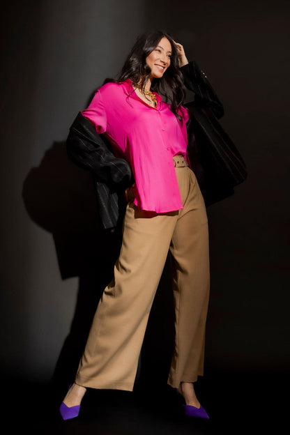 Fuschia Charlie Shirt Fuchsia